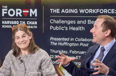 Lisa Berkman presents on The Forum