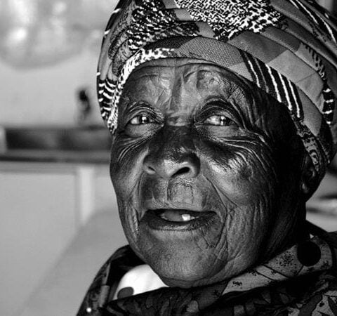 Older woman in South Africa