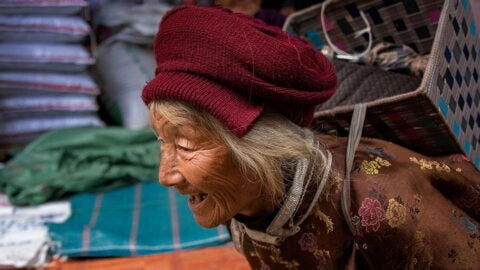 Elderly Chinese woman