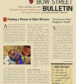 Cover of 2014 Winter Bow Street Bulletin