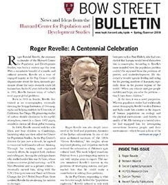 Cover of Bow Street Bulletin Spring 2009