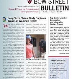 Cover of Bow Street Bulletin Fall 2009