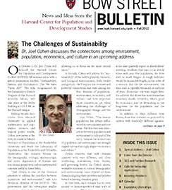 Cover of Fall 2012 Bow Street Bulletin