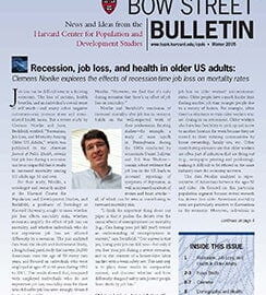 Cover of Winter 2015 Bow Street Bulletin