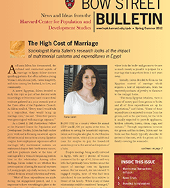 Cover of Spring 2012 Bow Street Bulletin