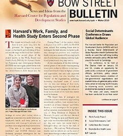 Cover of Bow Street Bulletin Winter 2010