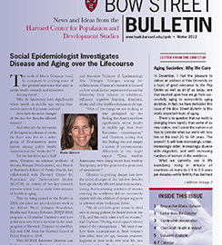 Cover of Winter 2012 Bow Street Bulletin