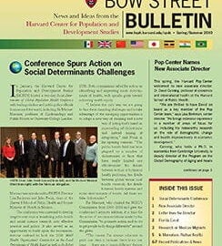 Cover of Bow Street Bulletin Spring 2010