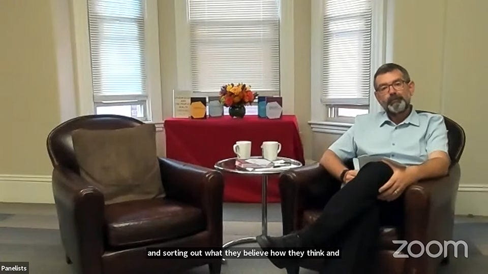 Jason Beckfield speaks to virtual audience