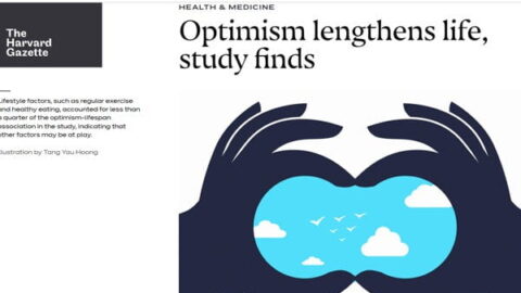 The Harvard Gazette Optimism and Longevity piece