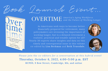 Book launch promo with event details