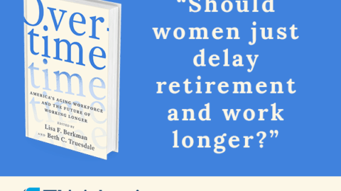 Overtime book cover and TIAA Institute logo