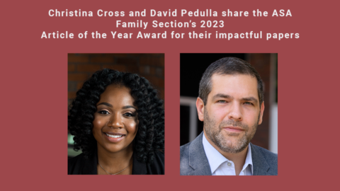 Christina Cross and David Pedulla win award