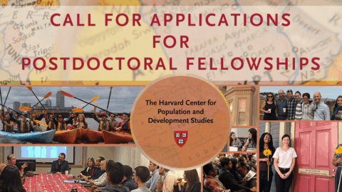 Collage of photos of postdoctoral fellows with Call for applications for fellowships