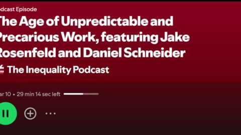 Screen shot of the webpage for the podcast