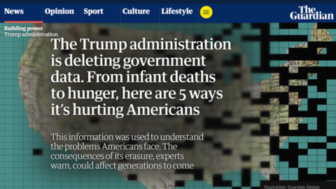 The Guardian screenshot of Hamad piece