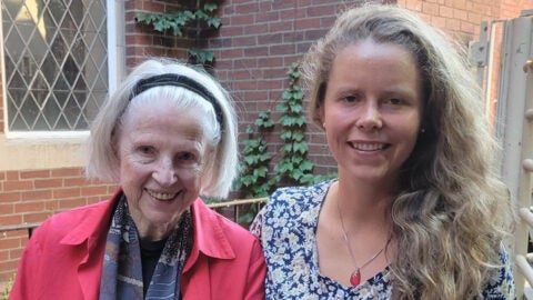 Sissela Bok and Britta Clark