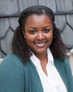 Head shot of Leslie Adams