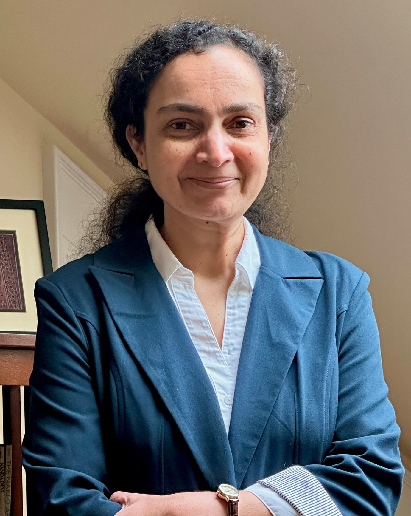 head shot of visiting scientist Menon